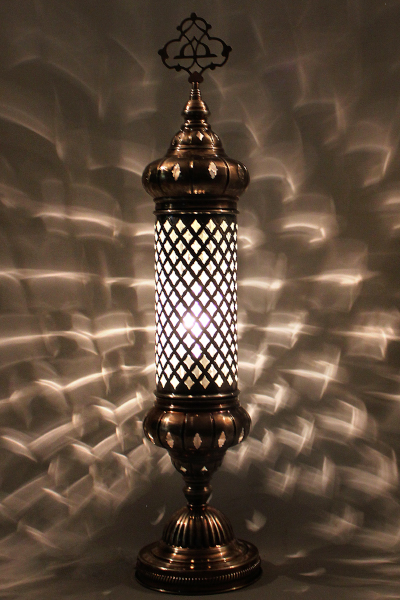 No.3 Size Long Blown Glass Table Lamp